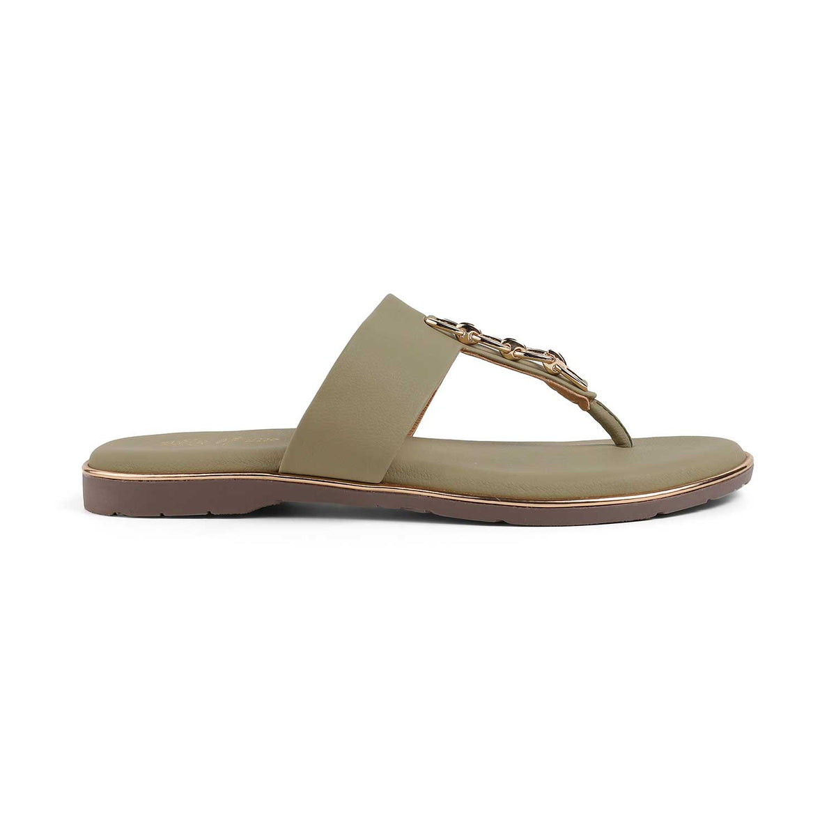 Tresmode Chaiyn Green Women's Casual Flats