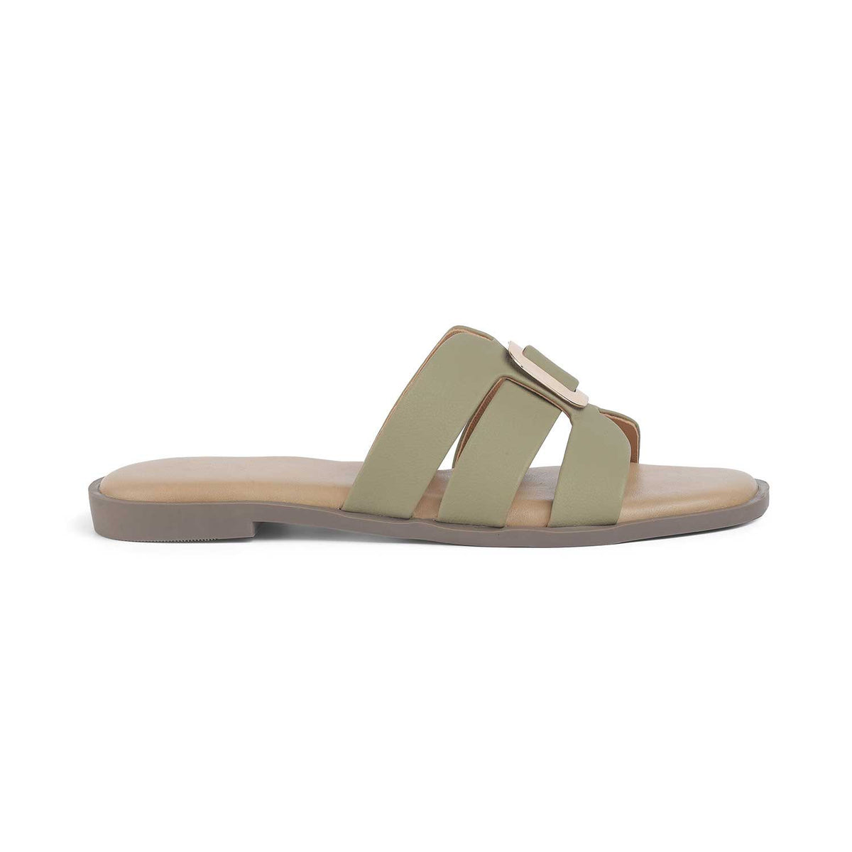 Tresmode Rush Green Women's Casual Flats
