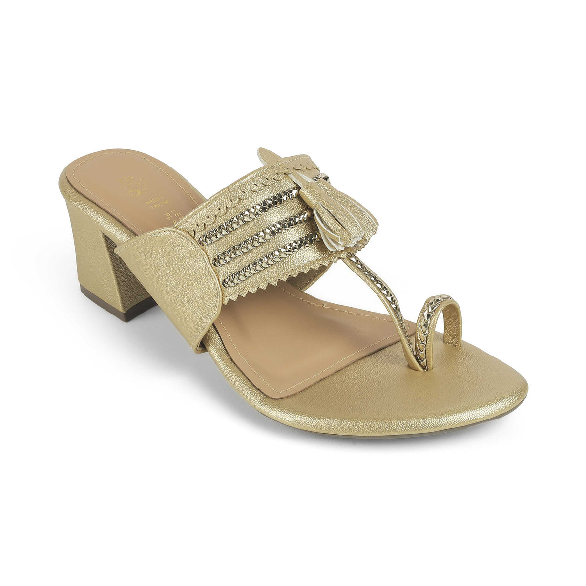 Women's Vegan-Friendly Block Heel Sandals Tresmode
