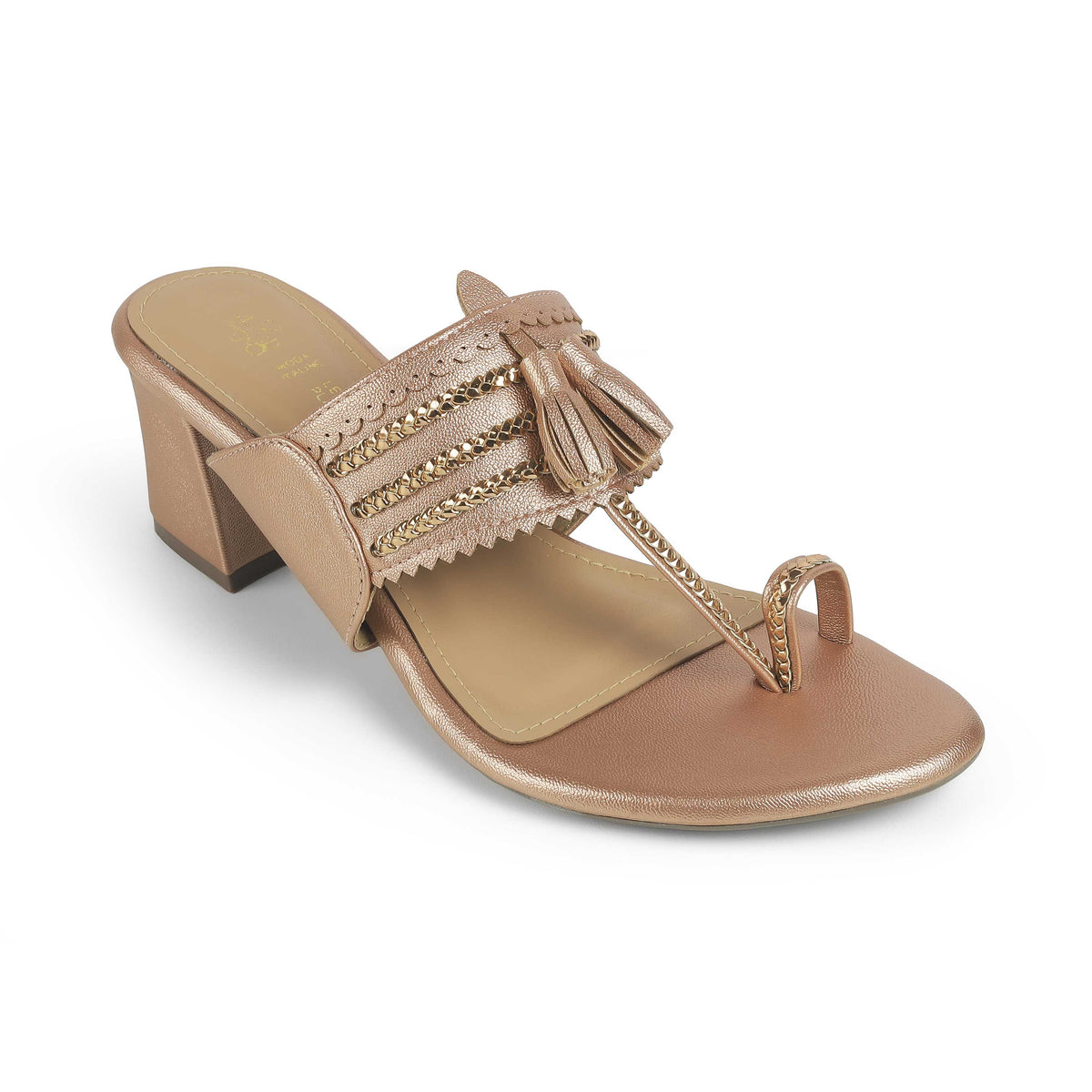 Women's Vegan-Friendly Block Heel Sandals Tresmode