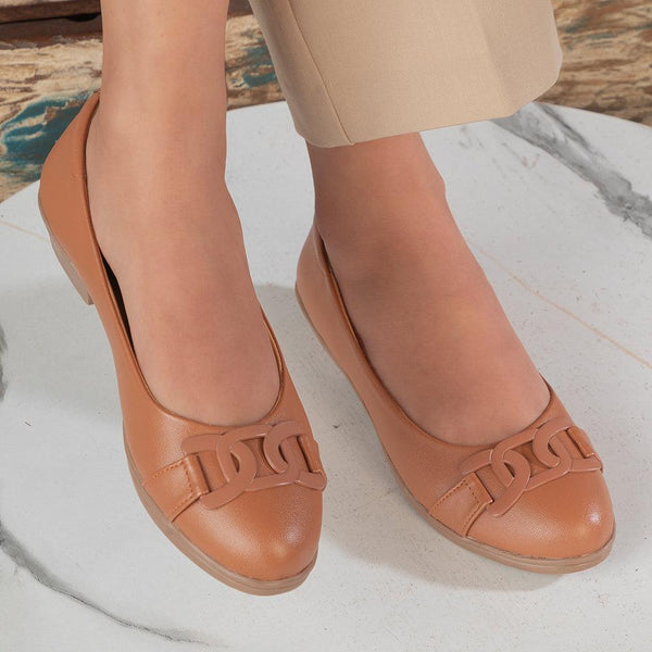Tresmode Samsy Brown Women's Casual Ballerinas