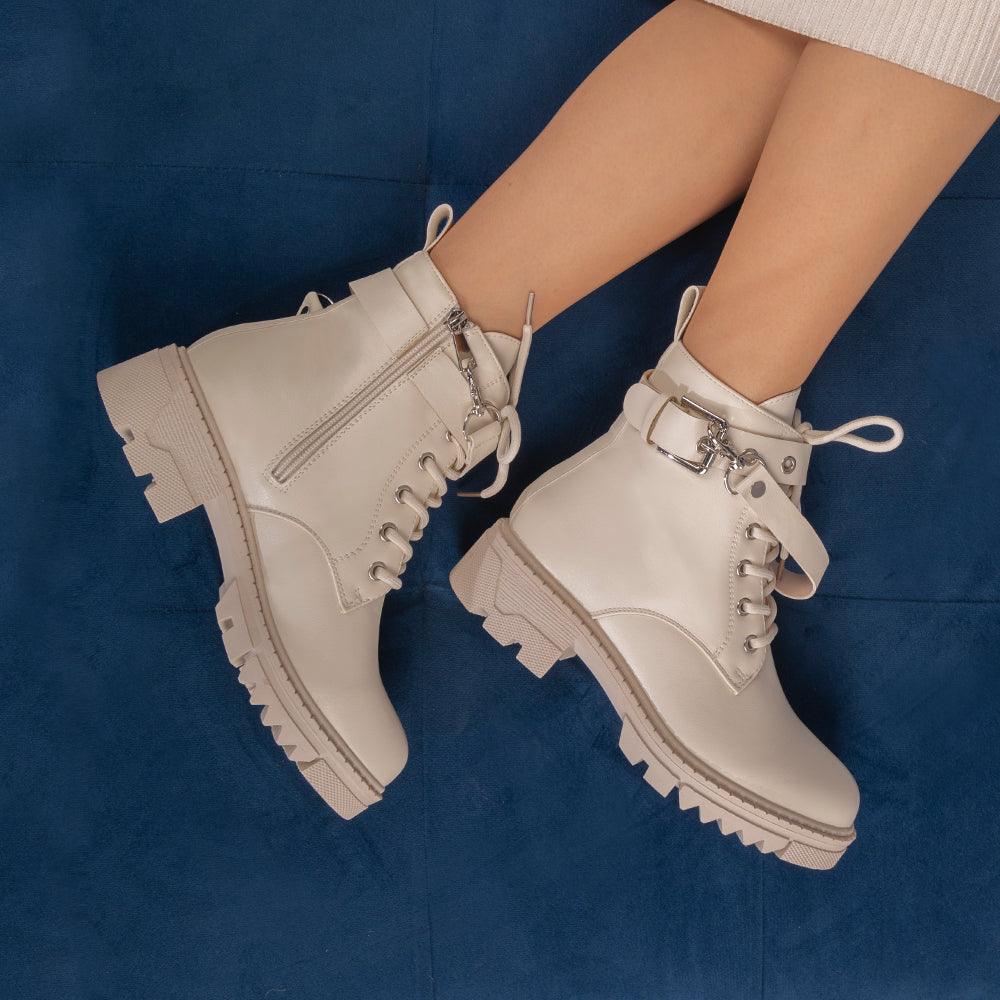 Buy Beige Women's Boots The Brace Beige Tresmode