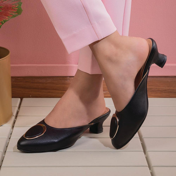 The Havit Black Women's Casual Wedge Sandals Tresmode