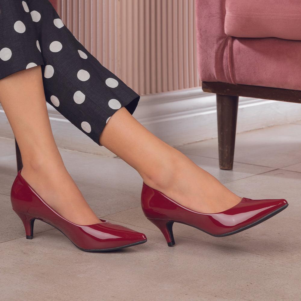 women's dress pumps The Jerse Wine Women's Dress Pumps Tresmode
