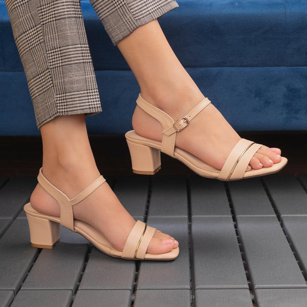 The Rachel Black Women's Dress Block Heel Sandals Tresmode