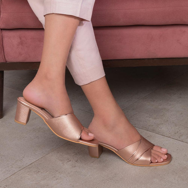 The Royena Pink Women's Dress Heel Sandals Tresmode