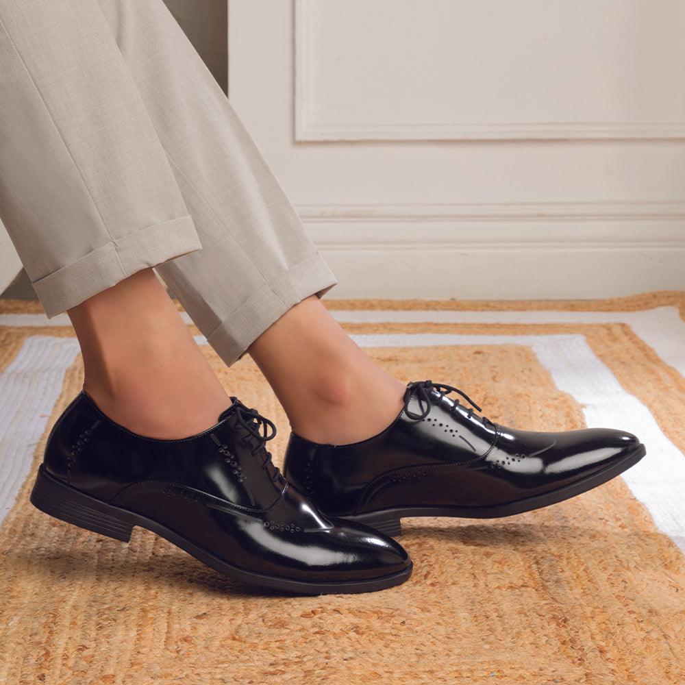 Buy Black Men's Lace Ups The Nas Black Tresmode