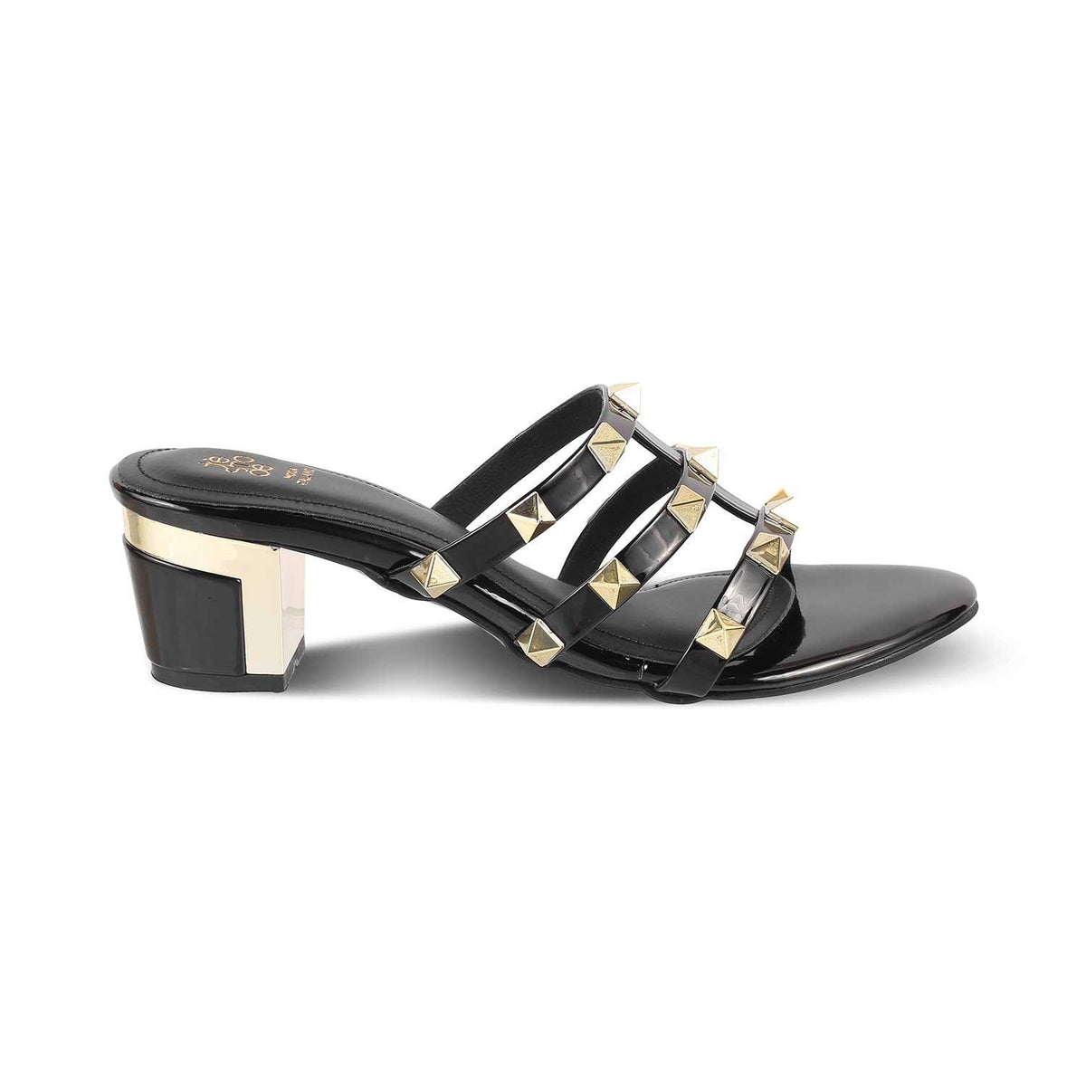 The Palma Black Women's Dress Block Heel Sandals Tresmode - Tresmode