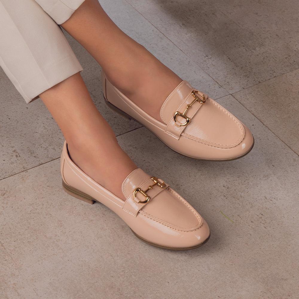 The Sigor Beige Women's Dress Loafers Tresmode The Sigor Beige Women's Dress Loafers Tresmode