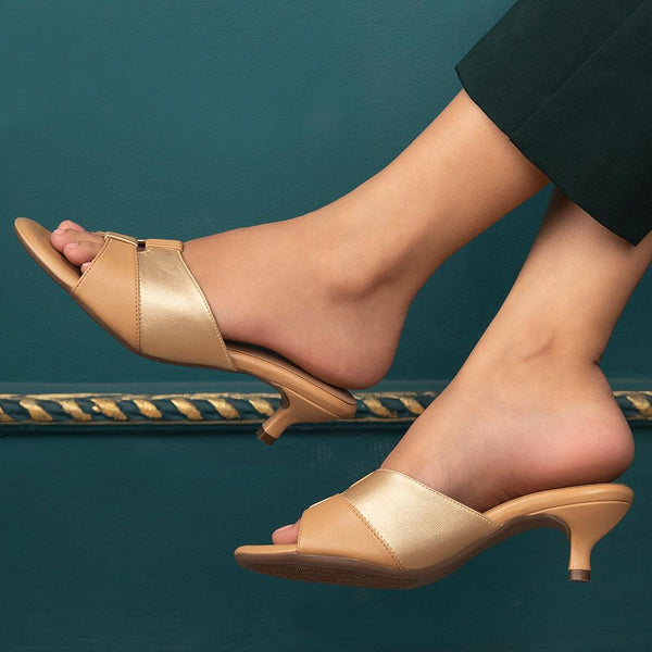 The Simi Beige Women's Dress Wedge Sandals Tresmode main image 1