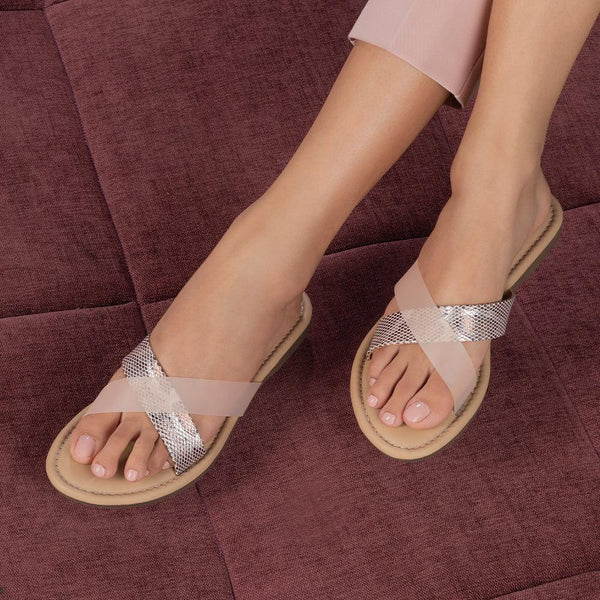 The Cios Pink Women's Dress Flats Tresmode