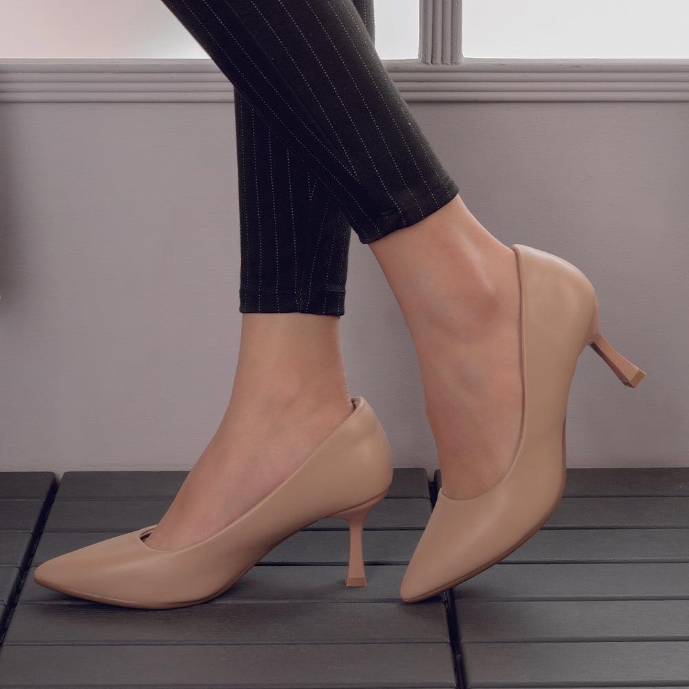 Tresmode Tan High Heel Shoes Buy Tan Women's Pumps The Venee Tan