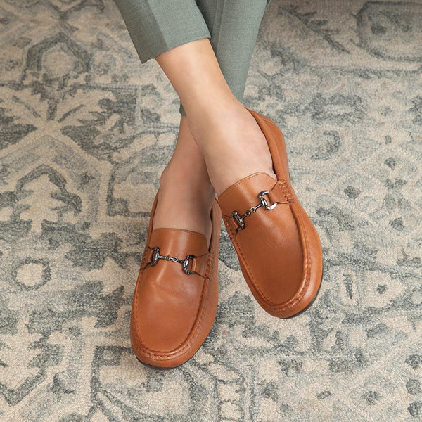 Tresmode Lolap Tan Women's Casual Loafers