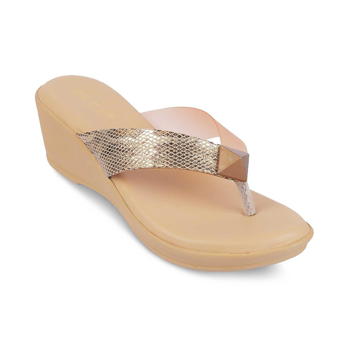 Sledge Pink Women's 2-inch Wedge Sandals Tresmode