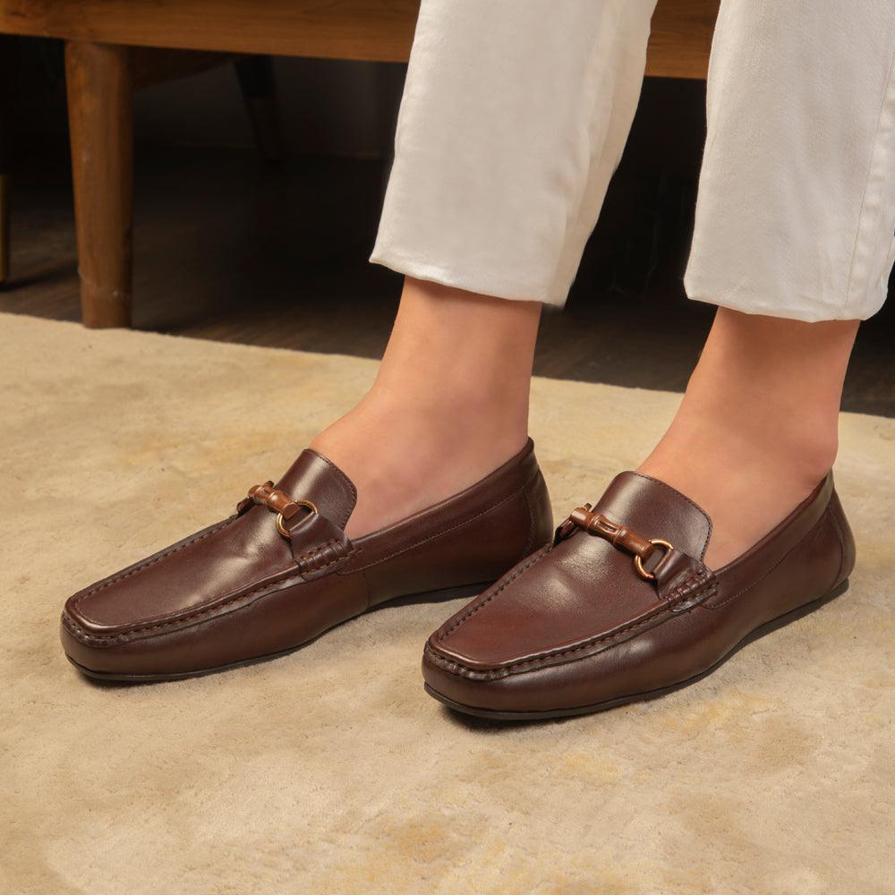 Buy Brown Men's Loafers Moccasins The Porter Brown Tresmode