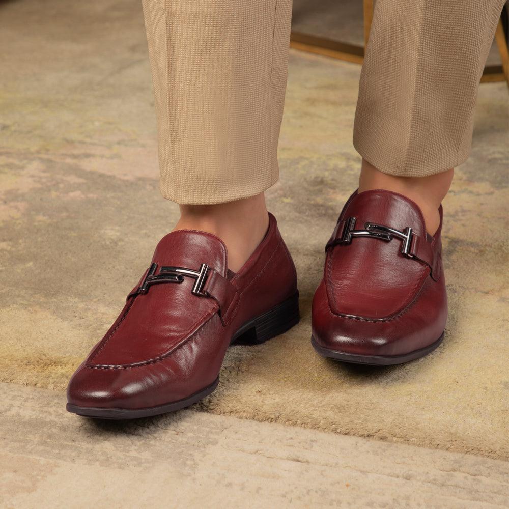 Buy Salperton Brown Men's Leather Loafers Online at Tresmode