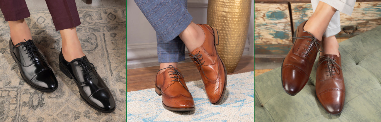 Men's Lace Up Shoes - Tresmode