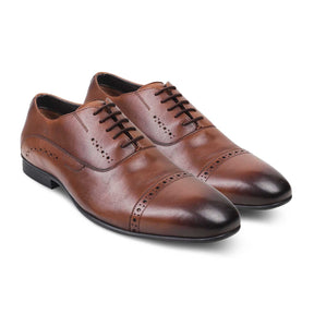 The Togford Brown Men's Oxford Lace Ups Tresmode