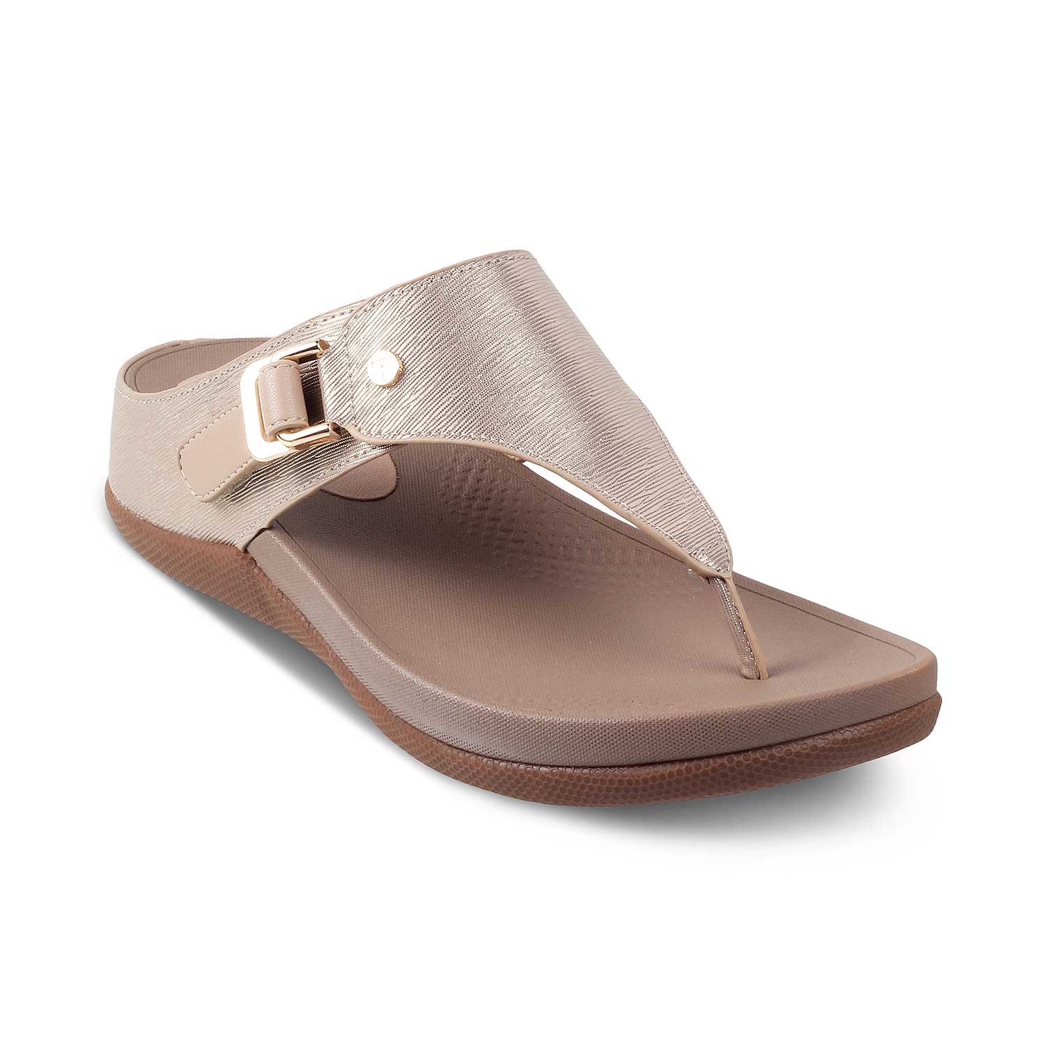 The Aaryed Gold Women's Casual Wedge Sandals Tresmode