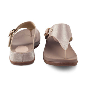 The Aaryed Gold Women's Casual Wedge Sandals Tresmode