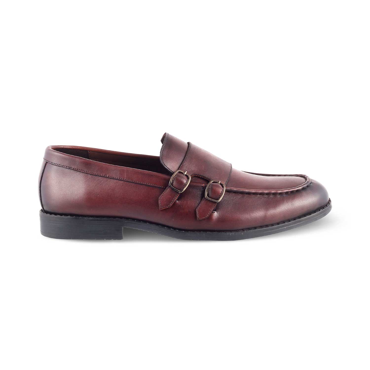 The Bondy Brown Men's Double Monk Shoes Tresmode