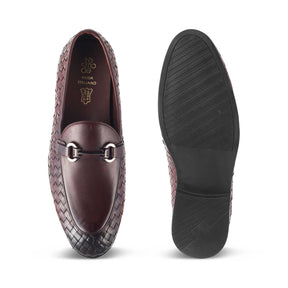 The Comme Brown Men's Leather Loafers Tresmode