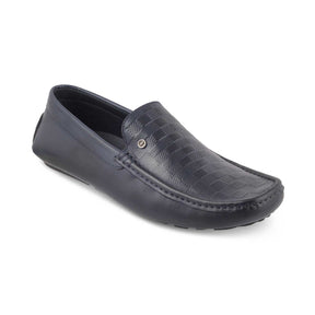 Tresmode-The Kloaf Blue Men's Leather Driving Loafers Tresmode-Tresmode