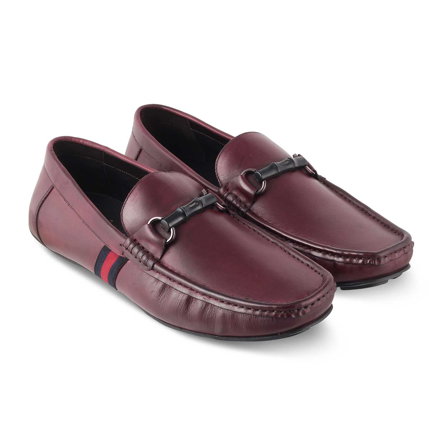 The Monacoa Wine Men's Handcrafted Leather Driving Loafers Tresmode
