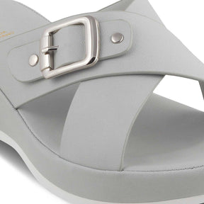 Tresmode-The Charlotte Grey Women's Casual Wedge Sandals Tresmode-Tresmode