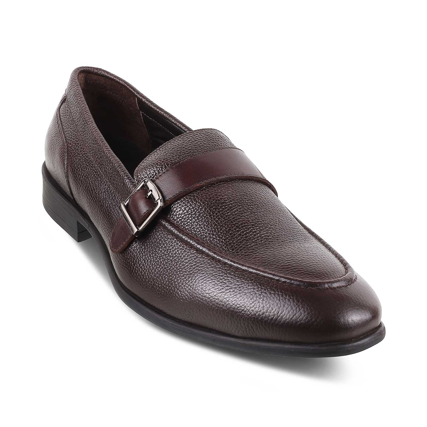 Tresmode-The Heiden Brown Men's Leather Loafers Tresmode-Tresmode