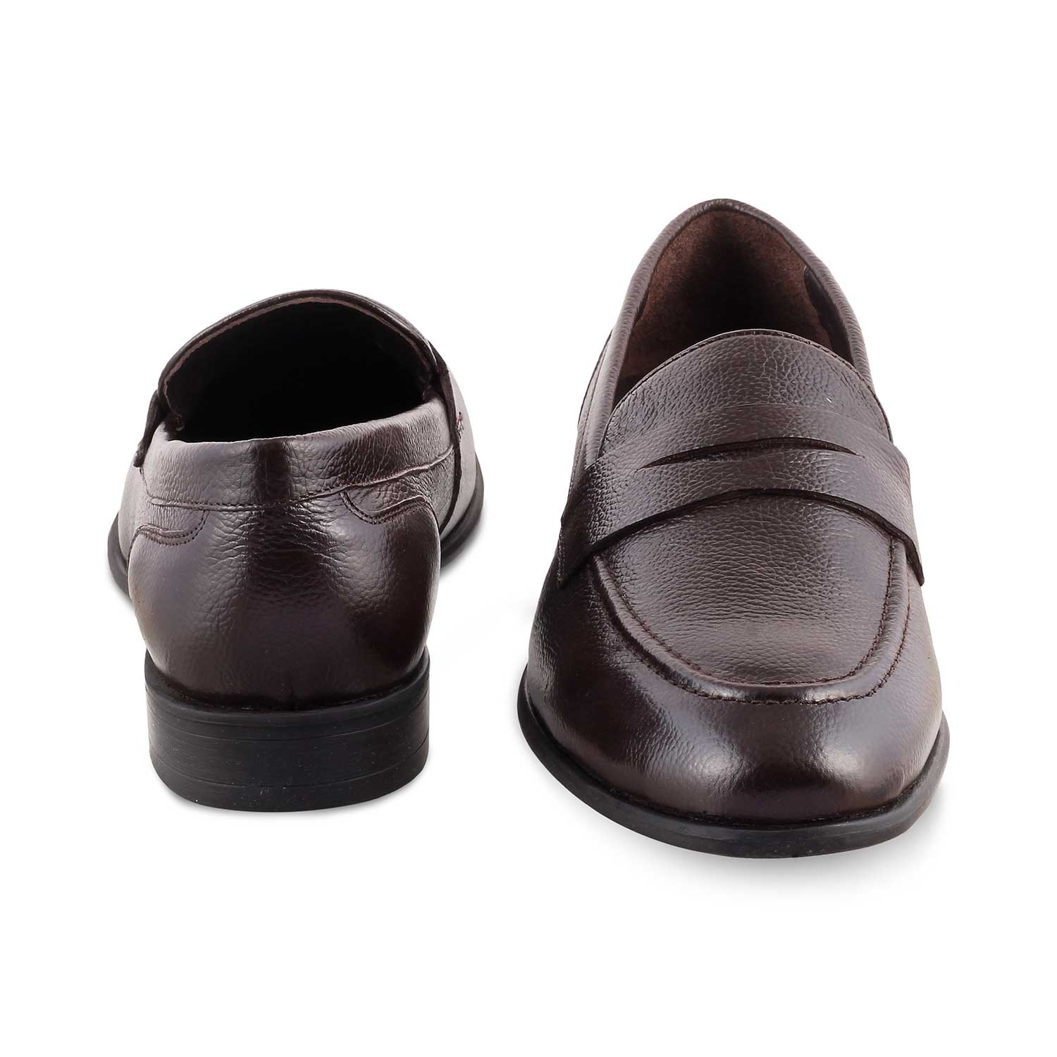 Tresmode-The Paris Brown Men's Leather Penny Loafers Tresmode-Tresmode