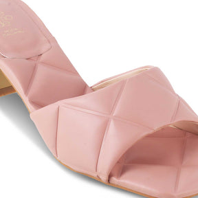 The Sicilly Pink Women's Dress Heel Sandals Tresmode