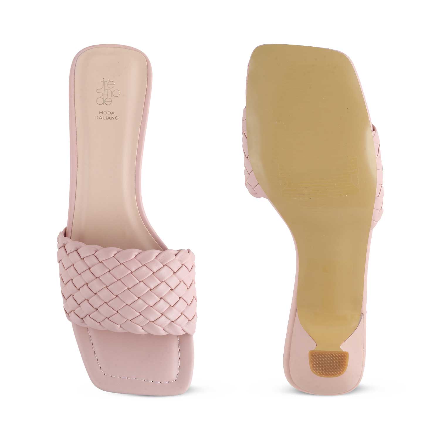 The Toscana Pink Women's Dress Heel Sandals Tresmode