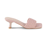 The Toscana Pink Women's Dress Heel Sandals Tresmode
