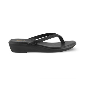 Tresmode-The Victoria Black Women's Casual Wedge Sandals Tresmode-Tresmode