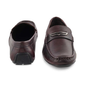 Tresmode-The Yodry Brown Men's Leather Driving Loafers Tresmode-Tresmode