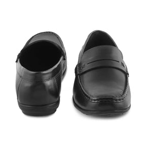 Tresmode-The Yolof Black Men's Leather Loafers Tresmode-Tresmode