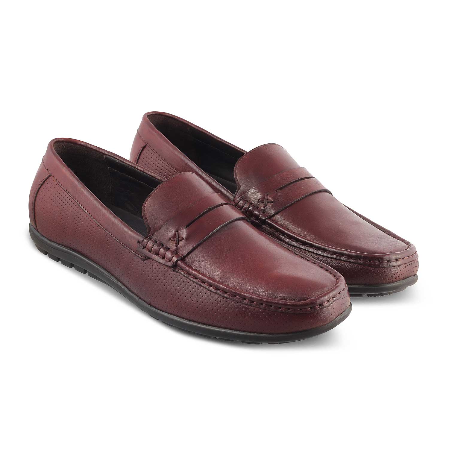 Tresmode-The Yolof Brown Men's Leather Loafers Tresmode-Tresmode