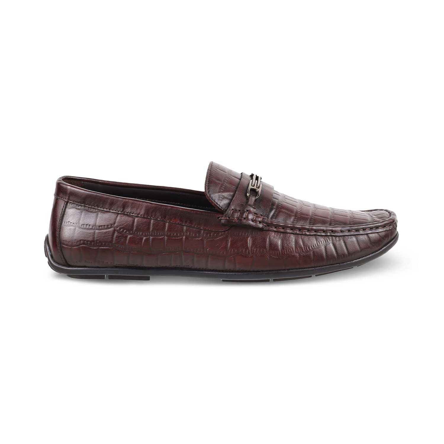 Tresmode-The York Brown Men's Leather Driving Loafers Tresmode-Tresmode