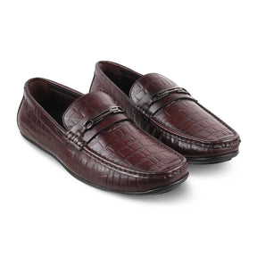 Tresmode-The York Brown Men's Leather Driving Loafers Tresmode-Tresmode