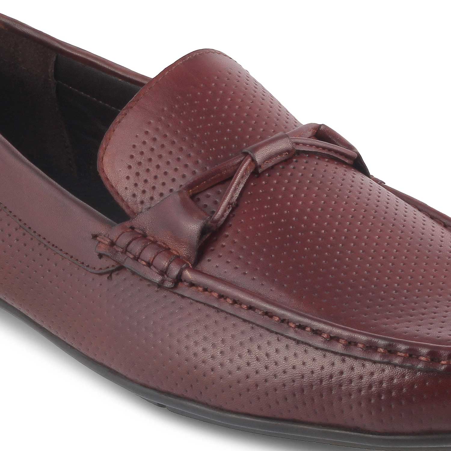 Tresmode-The Yoti Brown Men's Leather Driving Loafers Tresmode-Tresmode