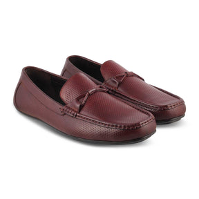 Tresmode-The Yoti Brown Men's Leather Driving Loafers Tresmode-Tresmode