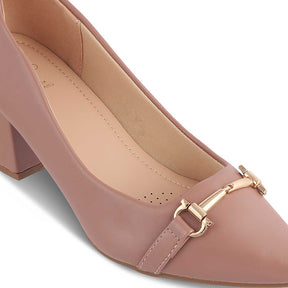 The Amster Pink Women's Dress Pumps Tresmode