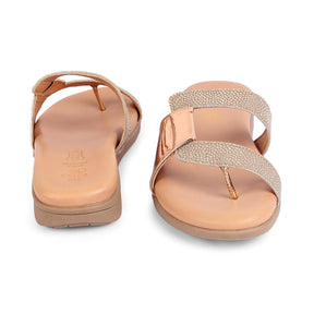 Baf Champagne Women's Super Comfortable Platform Flats Tresmode
