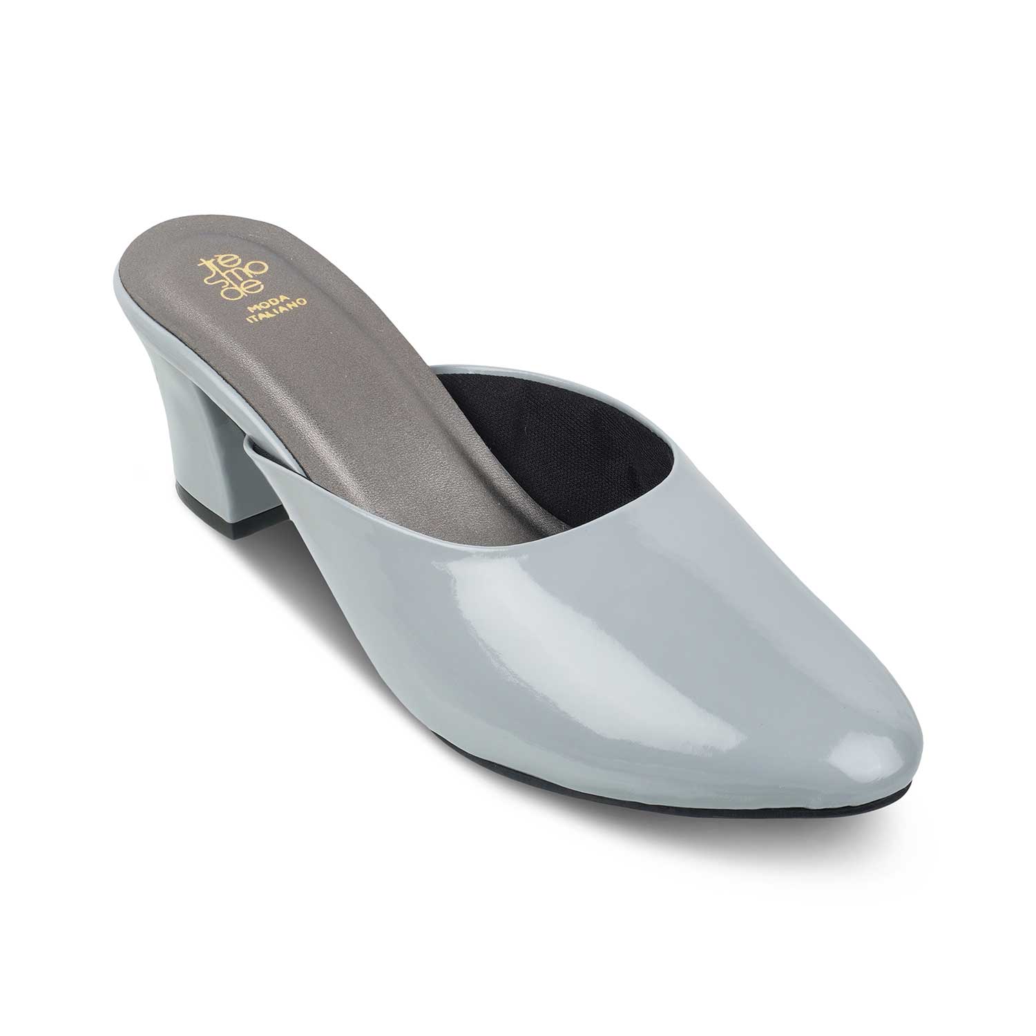 The Carbo Grey Women's Dress Block Heel Sandals Tresmode