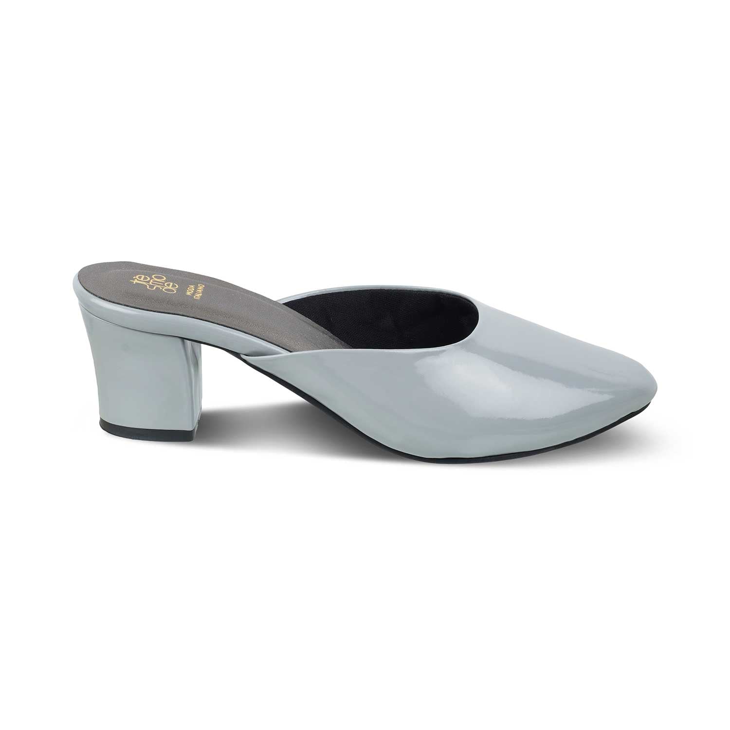 The Carbo Grey Women's Dress Block Heel Sandals Tresmode