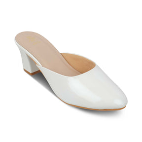 The Carbo White Women's Dress Block Heel Sandals Tresmode