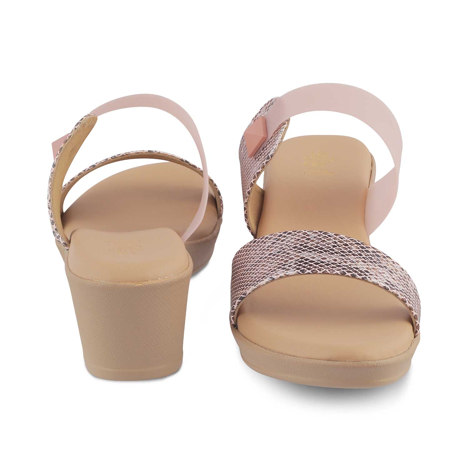 Tresmode-The Chios Pink Women's Casual Wedge Sandals Tresmode-Tresmode