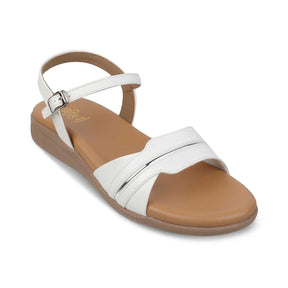 The Etienne White Women's Casual Flats Tresmode