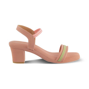 Tresmode-The Fun Pink Women's Casual Block Heel Sandals Tresmode-Tresmode